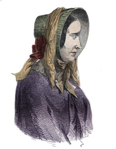 Marie Fortunee Capelle, Marie Lafarge (Madame) (1816-1852) フランスの犯罪者の肖像 - Armand Fouquier (1817-18?) 1858-1867の「Causes celebres de tous les peuples」に掲載されたエングレーヴィング - 個人蔵