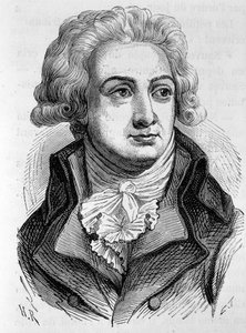 フランスの政治家Marie Jean Herault de Sechelles（1759-1794）の肖像-Henri Martinの「L