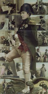 ナポレオンボナパルト（1769-1821）の肖像と19世紀から20世紀までの彼の生涯（カラー写真） 作： フランス語学校