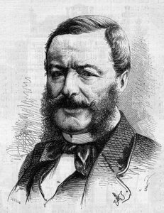 Nestor Roqueplan (1804-1870)のポートレート。4月30日付「Le Monde Illustré」681号に掲載された図版 作： French School