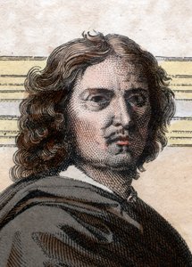 ニコラ・プッサン（1594-1665）、フランスの画家の肖像。 作： French School