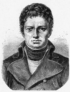 フランスの軍医Nicolas René Dufriche, Baron Desgenettes (1762 - 1837)の肖像 - 1896年の "Album de la Science; illustrious scientists; Great discoveries "に掲載。 作： French School