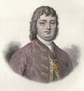 ニコラ・ロゼ・ドゥ・ル・シュヴァリエ・ロゼ（1675-1733）、フランスの軍人、総督の肖像。"Portraits des Hommes Useful "所収。 作： French School
