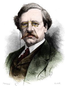スウェーデンの博物学者・探検家であるNils Adolf Erik (Eric) Baron Nordenskjold (Nordenskiold) (1832-1901)の肖像。10月25日付「Le Monde Illustré」1178号に掲載された図版 作： French School
