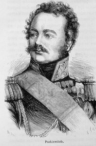 ロシア軍元帥パスキエヴィッチの肖像（1782～1856年）-アンリ・マルタン著「フランス史」より 作： French School