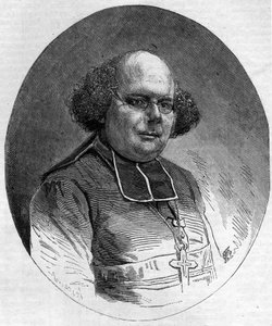 1861年から1865年までマルセイユの前夜祭で活躍したパトリス・クリュイス（1815-1866）の肖像。9月21日付「Le Monde Illustré」232号に掲載されたエングレーヴィング。 作： French School