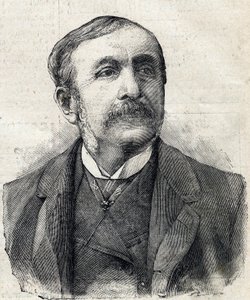 ポール・レムサット伯爵の肖像（1831～1897年）フランスのジャーナリスト・作家 作： French School