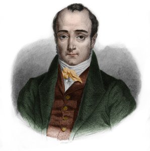 フランスの政治家Paul Jean Pierre Sauzet (1809-1876)の肖像。Louis de Cormenin Timonの「LIBRE DES PERSONERS」に掲載されています。1842.個人蔵。