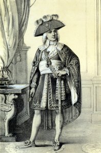フランスの政治家、ポール・ド・バラス（1755-1829）の肖像。- アルベール・モーリンの「フランス革命の歴史ギャラリー」にて 作： French School