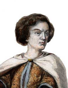 ピーターアベラール（ピエールアベイヤル）（ピエールアベイヤル）（1079-1142）、フランスの学者、神学者、論理学者の肖像。 作： French School
