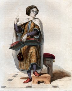 ピーターアベラール（ピエールアベイヤル）（ピエールアベイヤル）（1079-1142）、フランスの学者、神学者、論理学者の肖像。
