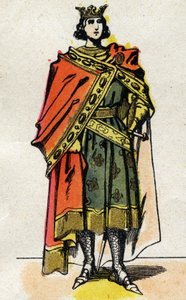 フランス王フィリップ5世（1294年～1322年）の肖像。 作： French School