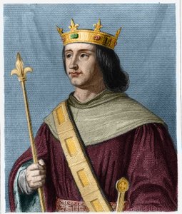 フランス王フィリップ6世（1294～1350年）の肖像-ラヴァレの『フランス史』に掲載されている彫刻、SD。 作： French School