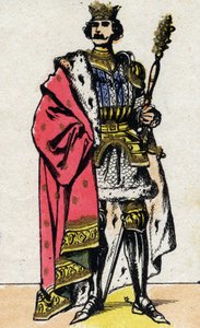 ヴァロワ家のフィリップ6世（1294年～1350年）の肖像。 作： French School