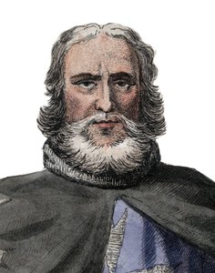 Knights HospitallerのメンバーであるPhilippe de Villiers de lIsle Adam（1464-1534）の肖像。 作： French School
