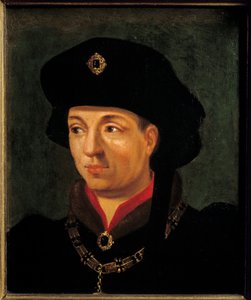 ブルゴーニュ公フィリップ・ザ・グッド（1396-1463）の肖像 フランス派の絵画16世紀 日0.2x0.15 m ヴェルサイユ、シャトーの博物館 作： French School