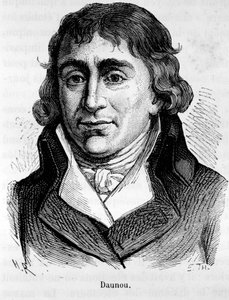 フランスの政治家・歴史家ピエール・クロード・フランソワ・ドーヌー（1761-1840）の肖像-アンリ・マルタンの「L