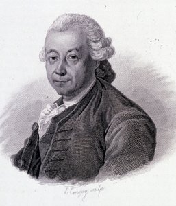 フランスの探検家、ピエール・ペッパー（1719-1786）の肖像 - "Portraits of useful men "より 作： French School
