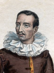 フランスの歴史家、兵士、伝記作家、ピエールドゥブルデイユ、ブラントーム（1535-1614）、シニョール（および修道院長）の肖像。 作： French School