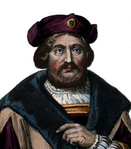 フランスの詩人、ピエールドゥロンサール（1524-1585）の肖像。 作： French School