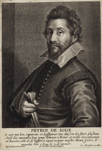 Pieter de Jode I.の肖像。 作： French School
