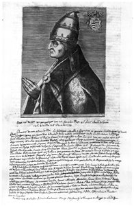教皇ヨハネ二十二世（1244-1334）の肖像 作： French School