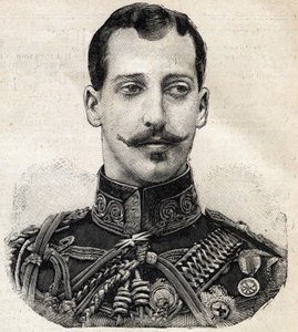 イギリスのヴィクトリア女王の孫にあたる、クラレンス＆アボンデール公爵アルバート・ヴィクター王子（1864-1892）の肖像（フランスの新聞「Le Petit Parisien」より 作： French School