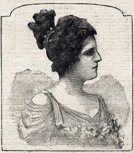 カラマン・チメイ（Caraman Chimay）王女の肖像（クララ・ワード - 1873 - 1916 作： French School