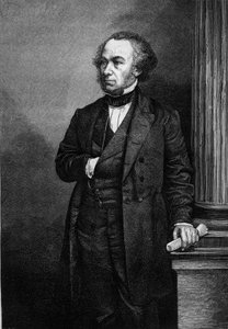 イギリスの実業家・政治家であるリチャード・コブデン（1804-1865）の肖像。ル・マガジン・ピクチャーズ」に掲載されたエングレーヴィング 作： French School