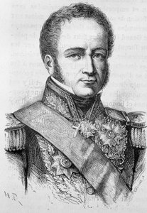 フランス提督リジー（1782～1835）の肖像 - アンリ・マルタン著「L