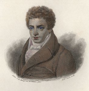 アメリカのエンジニア、ロバート・フルトン（1765-1815）の肖像。"Portraits of Useful Men "にて 作： French School