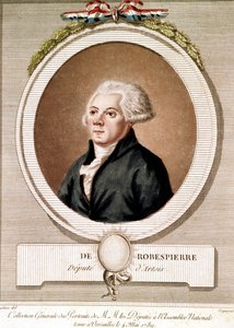 ロベスピエールの肖像（エングレーヴィング） - 1789年5月4日にヴェルサイユで開催された国民議会での代表者の肖像シリーズのメダルに描かれたマクシミリアン・ロベスピエールの肖像