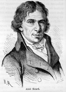 フランスの教育学者ロッシュ・アンブロワーズ・キュムロン(Sicard)の肖像(1742-1822) - アンリ・マルタンの「L