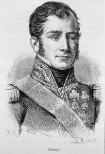 フランスの将軍・政治家（1774～1833年）であるロヴィゴ公爵サヴァリー（1808年）の肖像 - アンリ・マルタンの「L