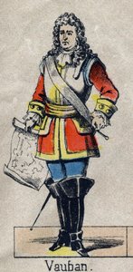 フランスの牧童だったヴォーバン・セバスティアン・ジ・プレストル（1633-1707）の肖像。19世紀末のエピナルの画像。個人蔵。 作： French School