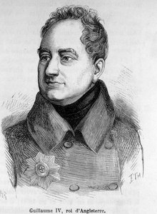 イングランド王ウィリアム4世（1765-1837）の肖像。 作： French School