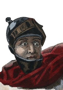 ウィリアム1世の征服者（1027-1087）、ノルマンディー公、イングランド初のノルマン王の肖像。 作： French School