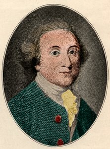 ウィリアムホワイトヘッドの肖像（英語の詩人）（1715-1785）。 作： French School