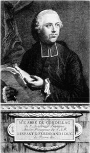 エティエンヌ・ボノ・ド・コンディヤック（Abbe Etienne Bonnot de Condillac）（1715 - 1780）の肖像。 作： French School