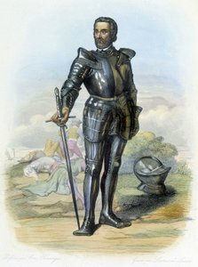 騎士バイヤール（1475-1524）の肖像 - "Le Plutarch francais", ed.Mennechet