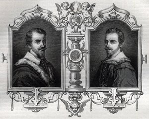 ホレス（オラツィオ1531-1553）とオクターブ・ファルネーゼの肖像 オクターブ（オッタヴィオ