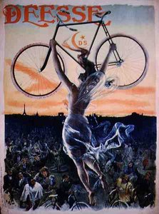 Deesse "自転車のポスター（カラーリトグラフ） 作： French School