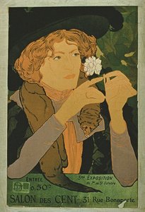 パリ・サロン・デ・サンのための第5回展覧会を宣伝するポスター