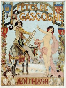 1898年8月のビスケー・ホリデーのポスター