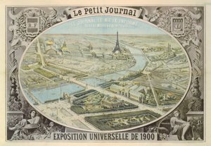 1900年パリの万博を宣伝するためにルプティジャーナルが発行したポスター