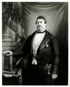 1855年頃、グランドオリエントドフランスのグランドマスターとしてルシエンムラット王子 作： French School