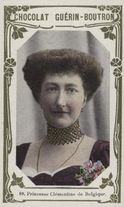 ベルギーのクレメンタイン王女（カラー写真） 作： French School