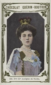 ギュスターヴ王女アドルフ・ド・スエード（カラー写真） 作： French School