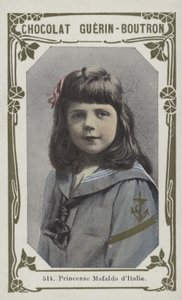 イタリアのマファルダ王女（カラー写真） 作： French School