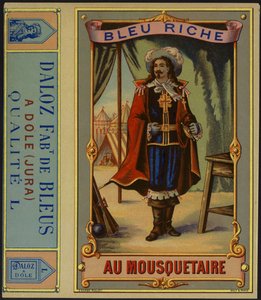 ブルーリッシュオムスクテールの製品ラベル 作： French School